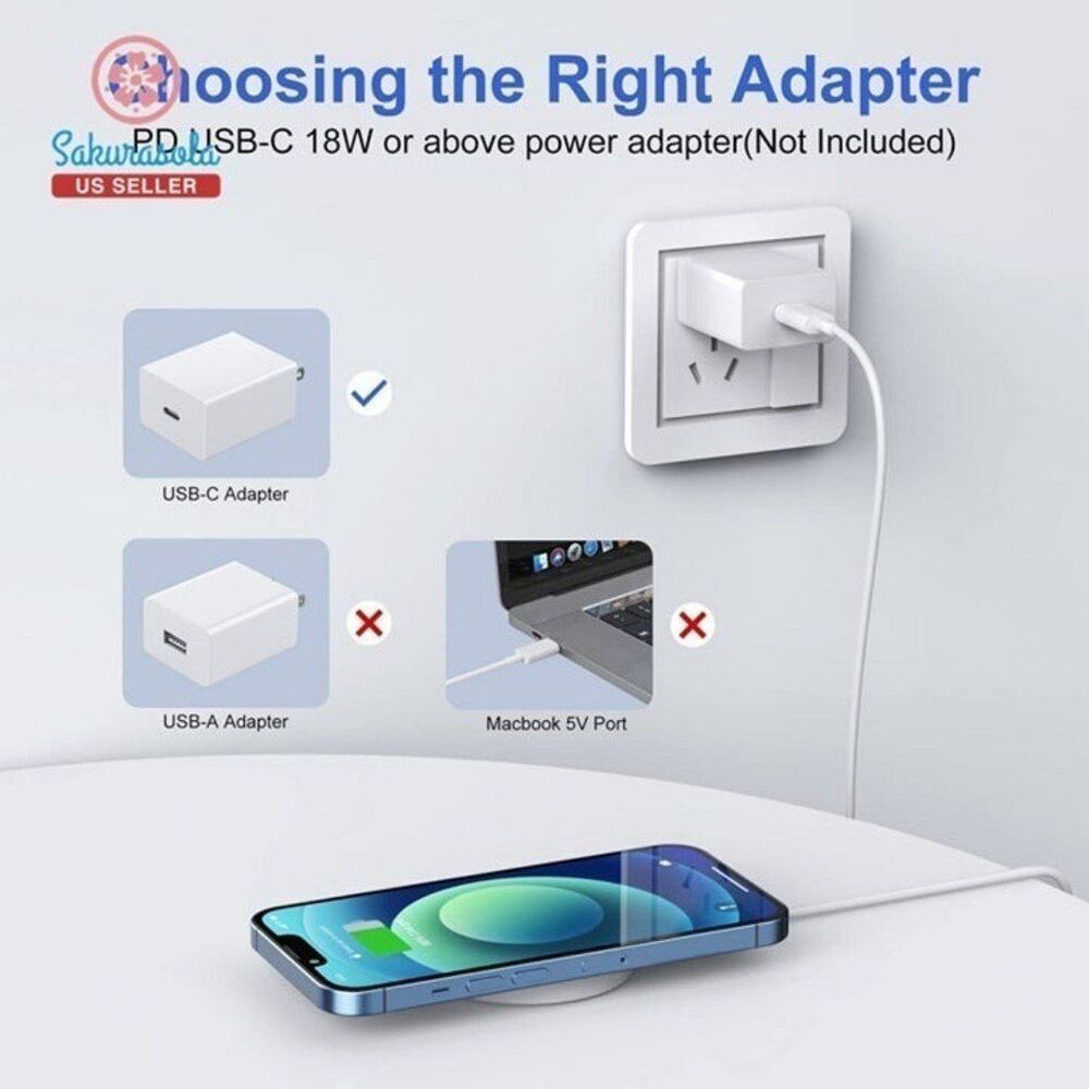 Magnetic Wireless Charger 3 in 1 15W Fast Wireless Charging - Picture 7 of 9